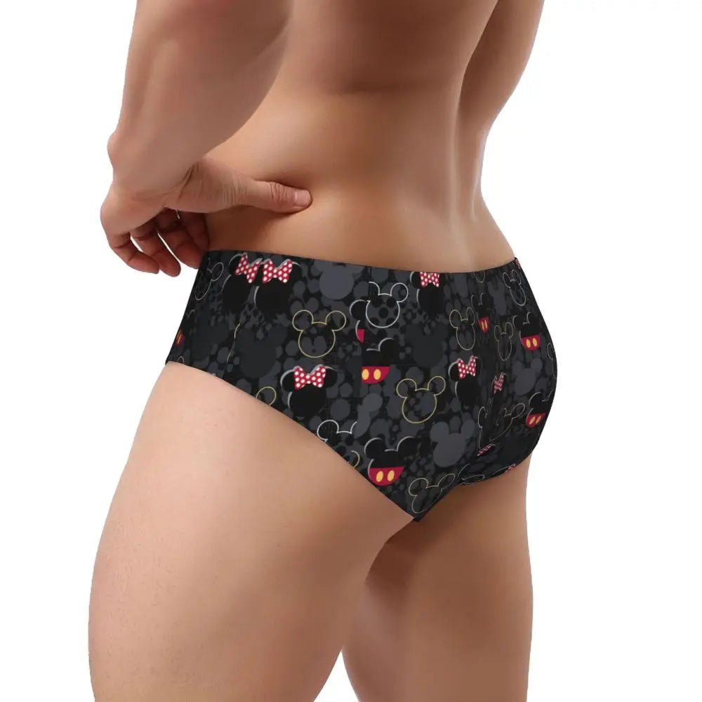 Soft Cartoon Men's Briefs - WOWihte