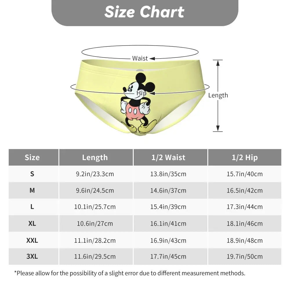 Soft Cartoon Men's Briefs - WOWihte