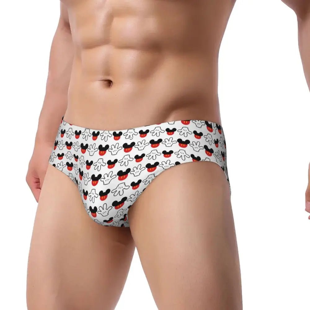 Soft Cartoon Men's Briefs - WOWihte