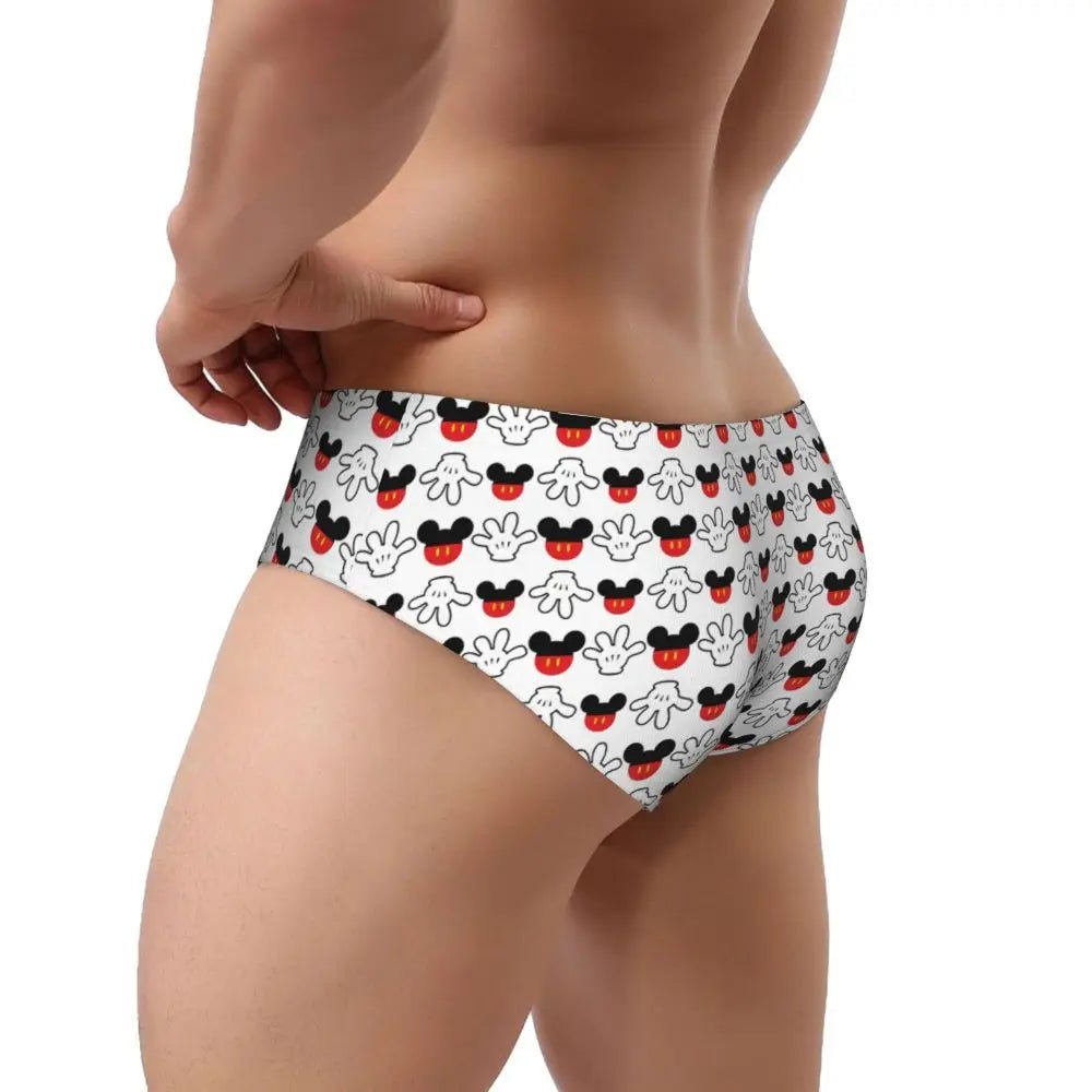 Soft Cartoon Men's Briefs - WOWihte