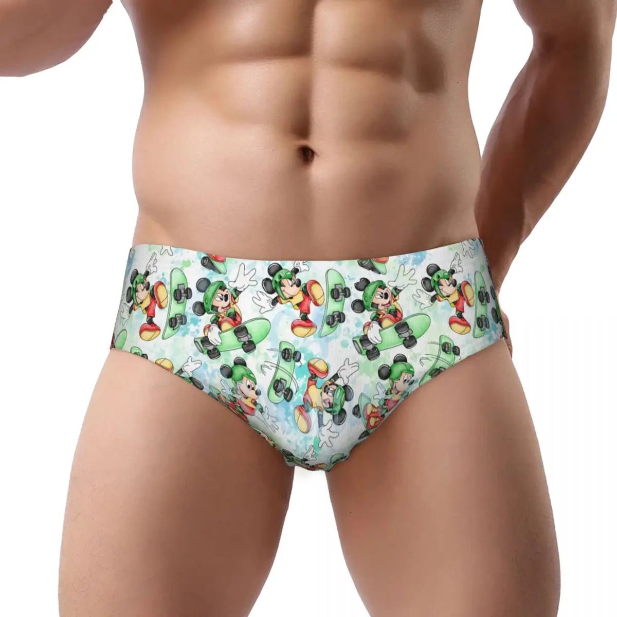 Soft Cartoon Men's Briefs - WOWihte