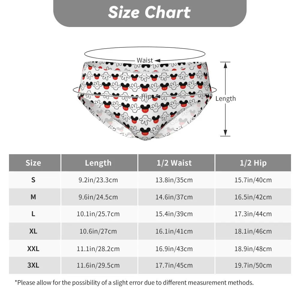 Soft Cartoon Men's Briefs - WOWihte