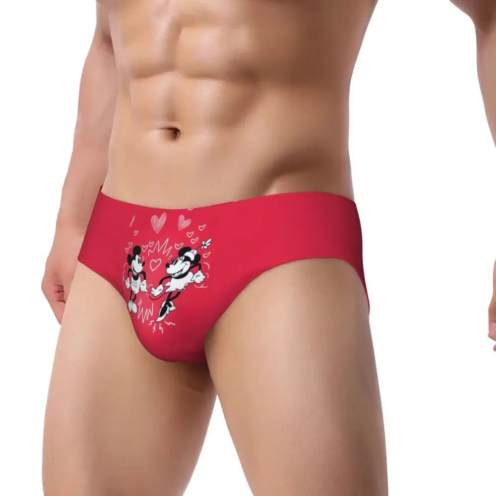 Soft Cartoon Men's Briefs - WOWihte