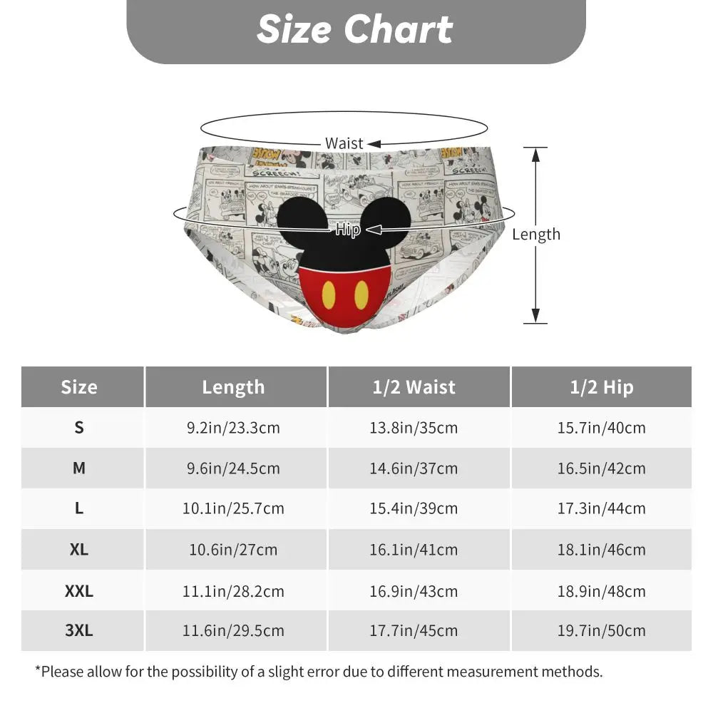 Soft Cartoon Men's Briefs - WOWihte