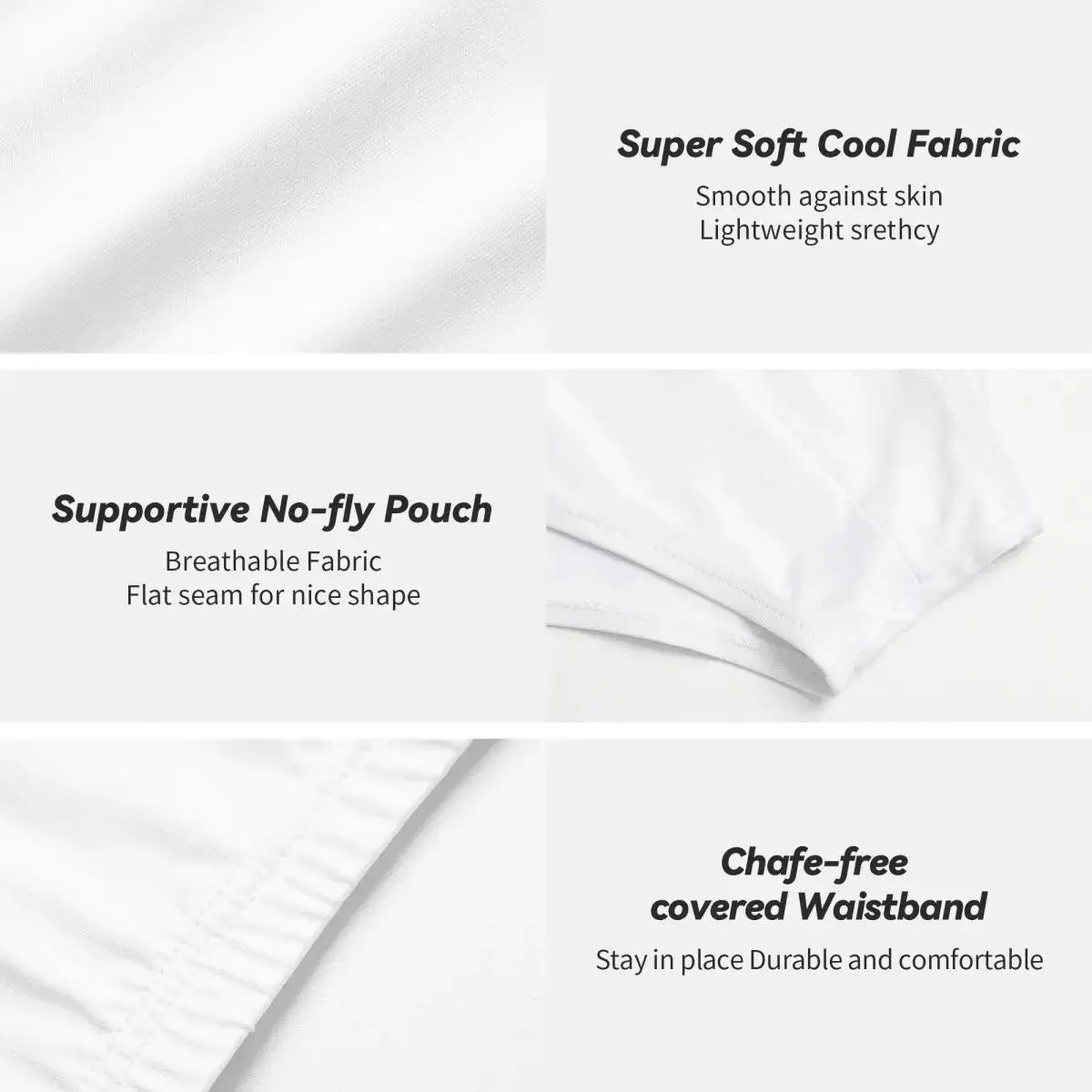 Soft Cartoon Men's Briefs - WOWihte