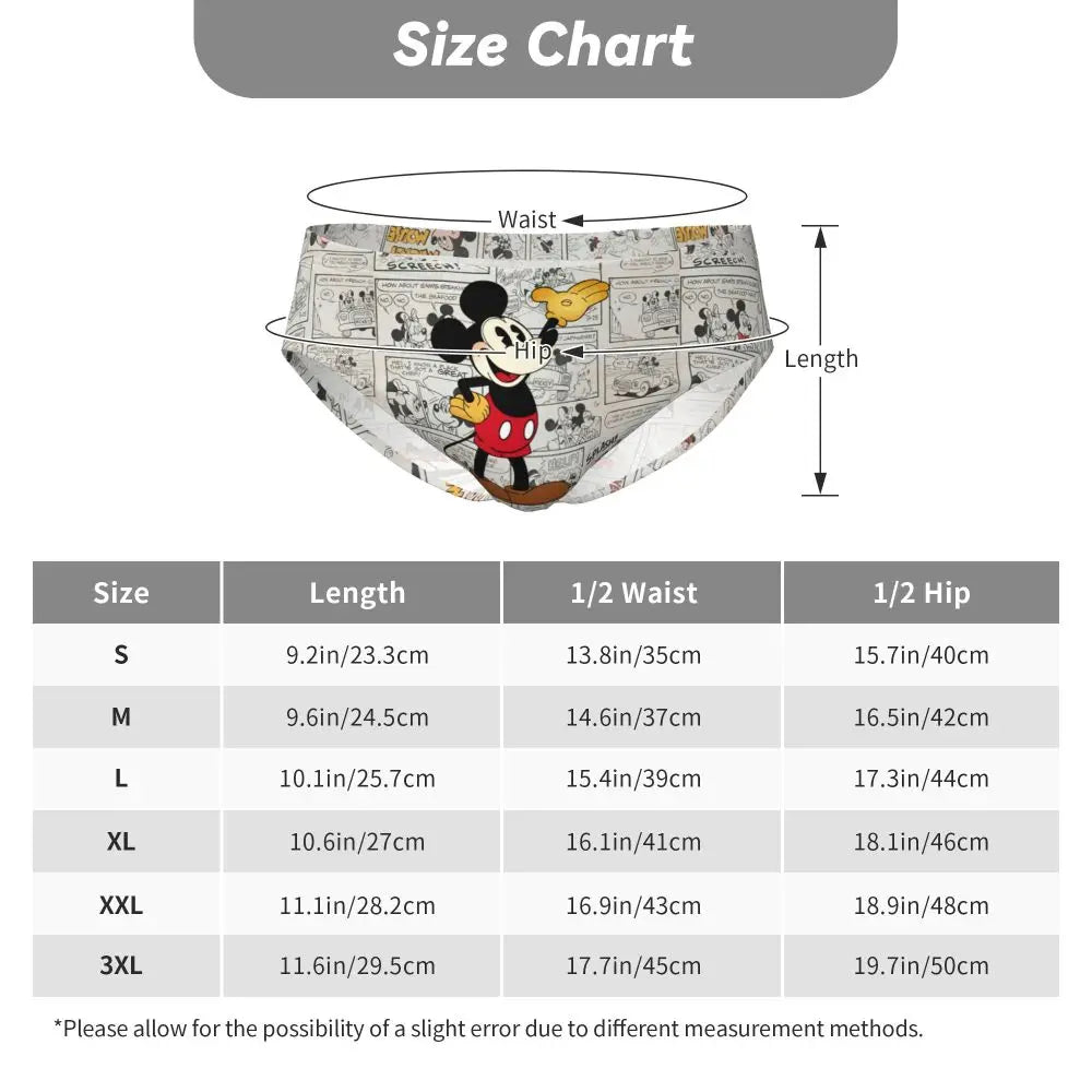 Soft Cartoon Men's Briefs - WOWihte