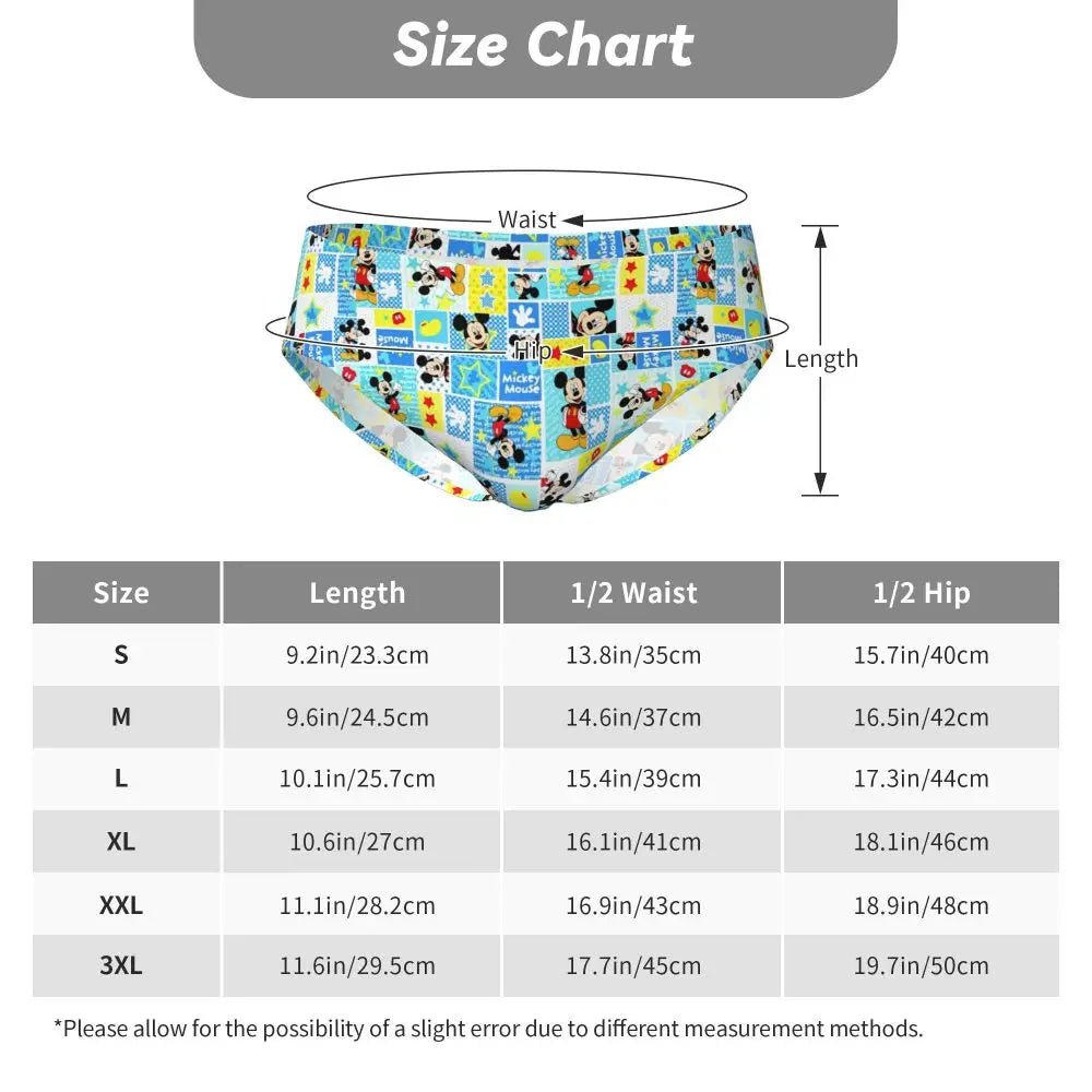 Soft Cartoon Men's Briefs - WOWihte