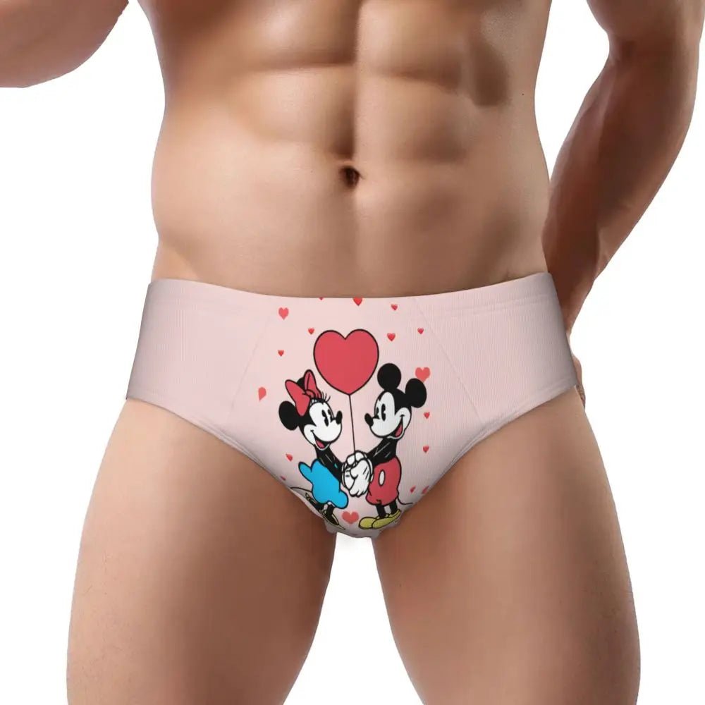 Soft Cartoon Men's Briefs - WOWihte