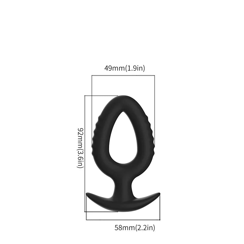 Soft Silicone Anal Plug Sex Toy - WOWihte