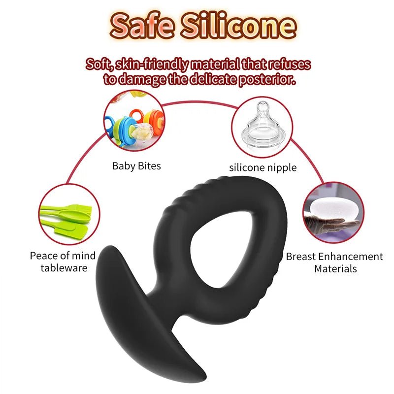 Soft Silicone Anal Plug Sex Toy - WOWihte