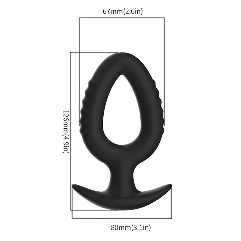 Soft Silicone Anal Plug Sex Toy - WOWihte