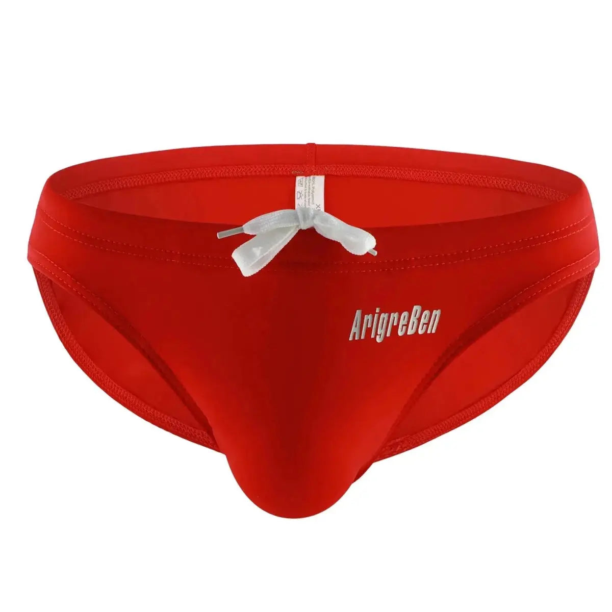 Solid Color Quick-Dry Swim Briefs - WOWihte