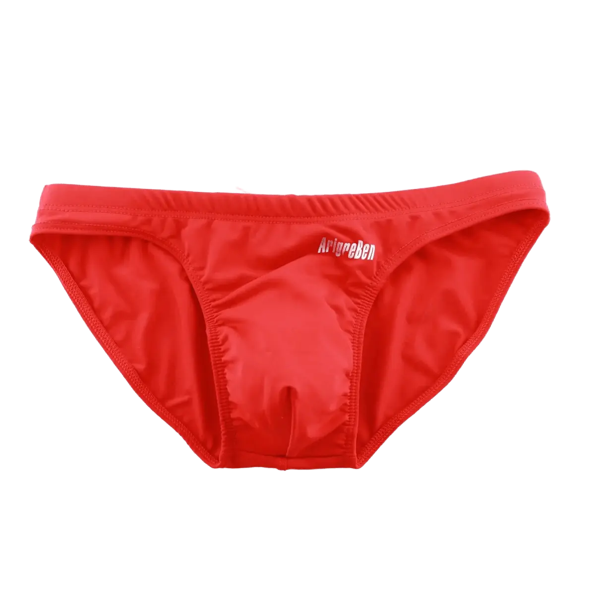 Solid Color Quick-Dry Swim Briefs - WOWihte