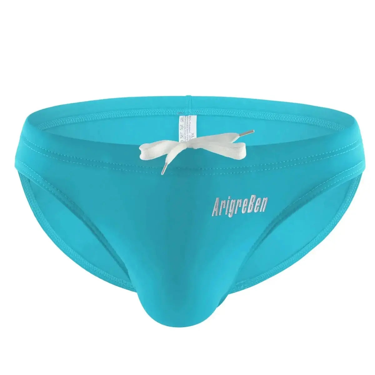 Solid Color Quick-Dry Swim Briefs - WOWihte