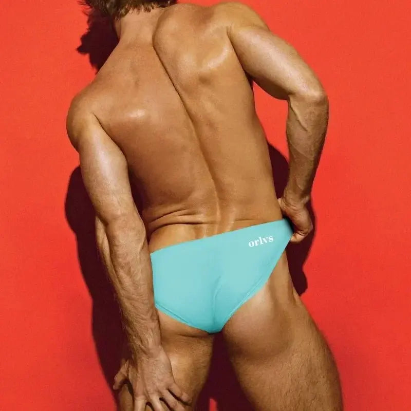 Solid Color - Swim Mini Briefs - WOWihte