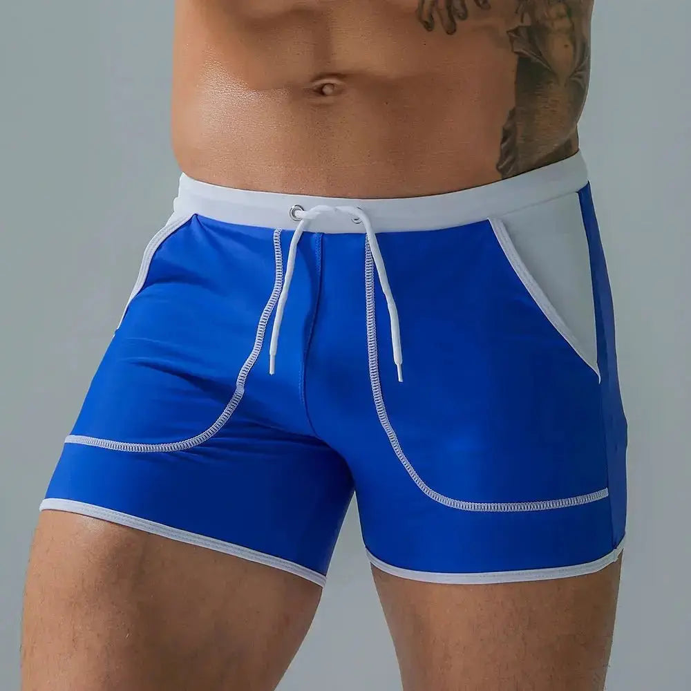 Solid Stretch Surf Trunks - WOWihte