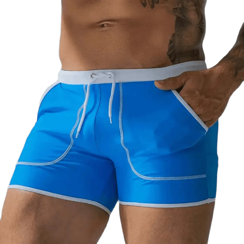 Solid Stretch Surf Trunks - WOWihte