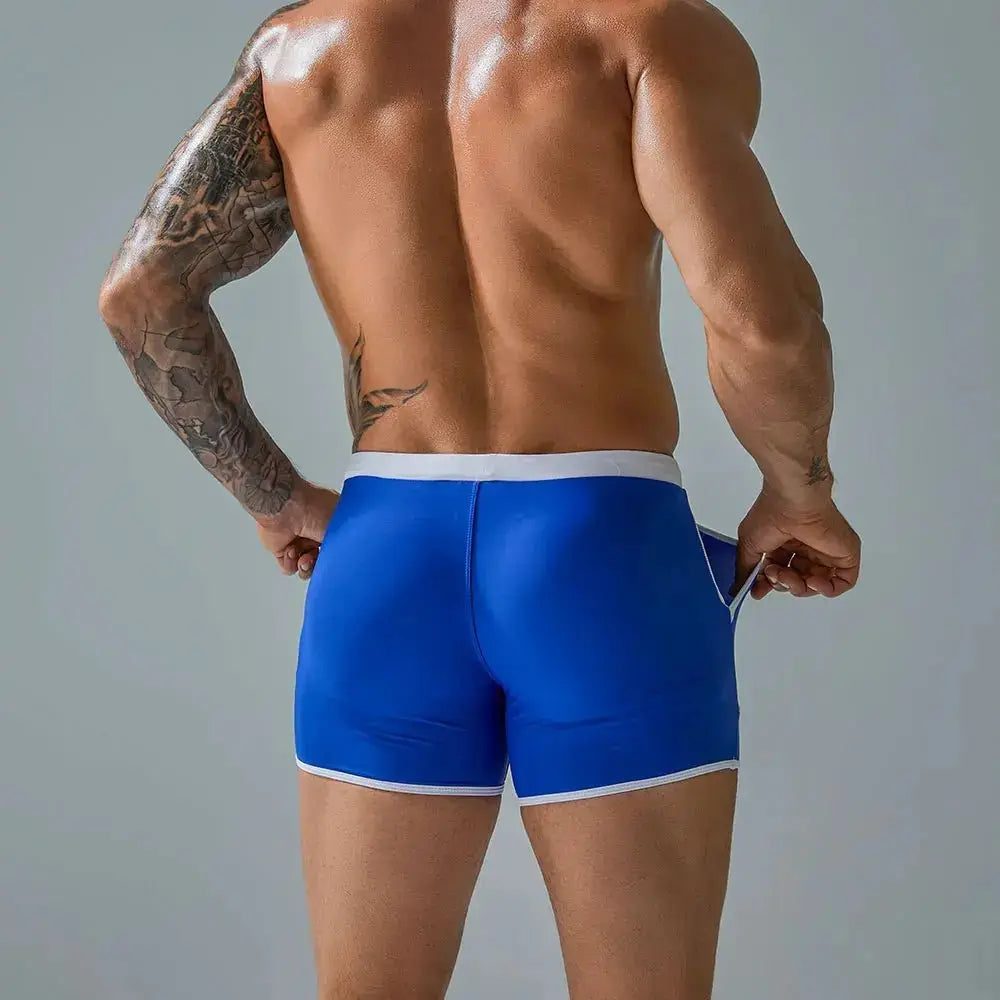 Solid Stretch Surf Trunks - WOWihte