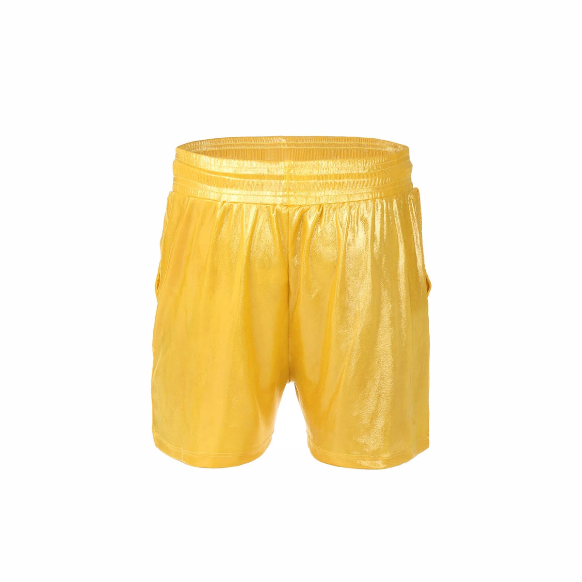 Sparkling Drawstring Men's Beach Shorts - WOWihte