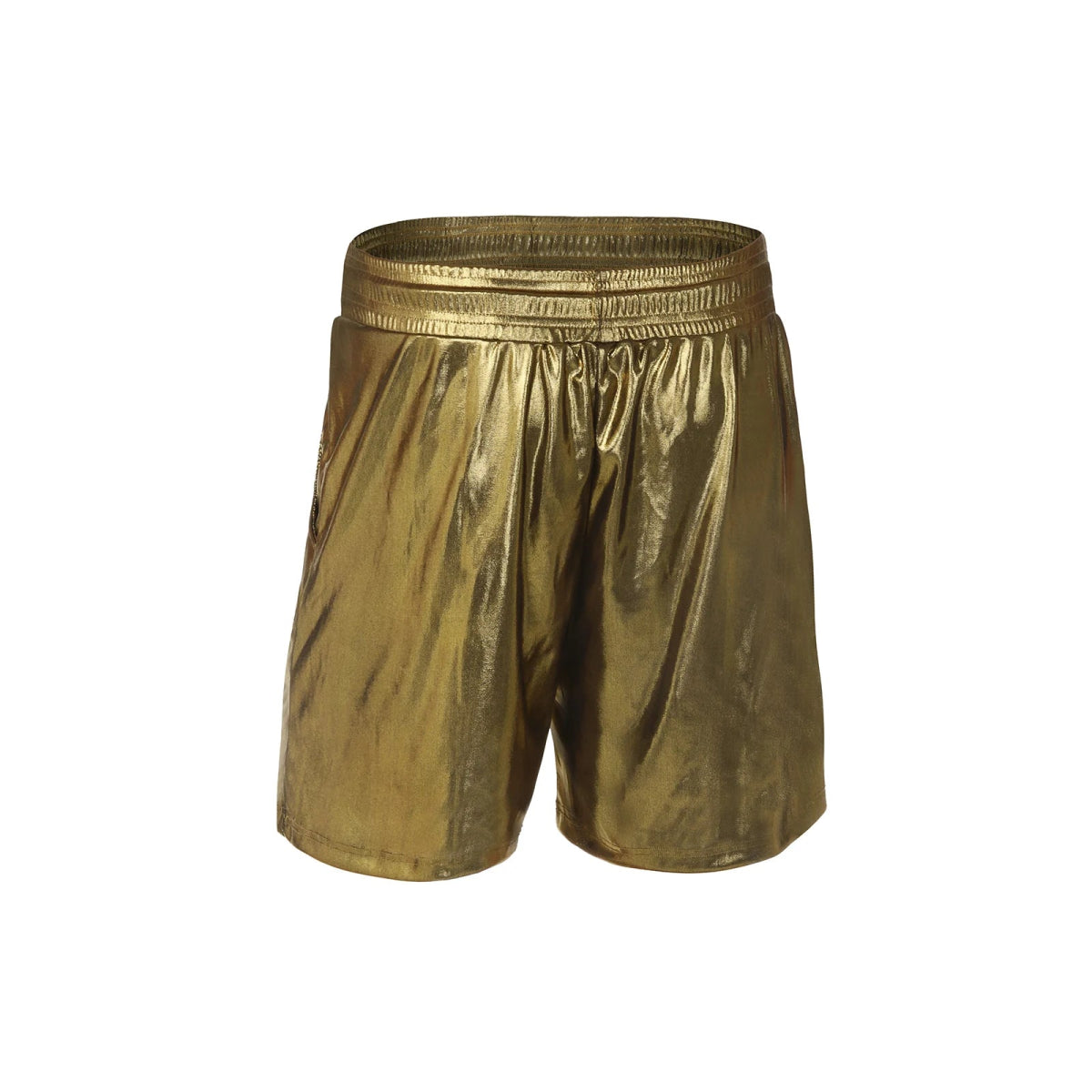 Sparkling Drawstring Men's Beach Shorts - WOWihte