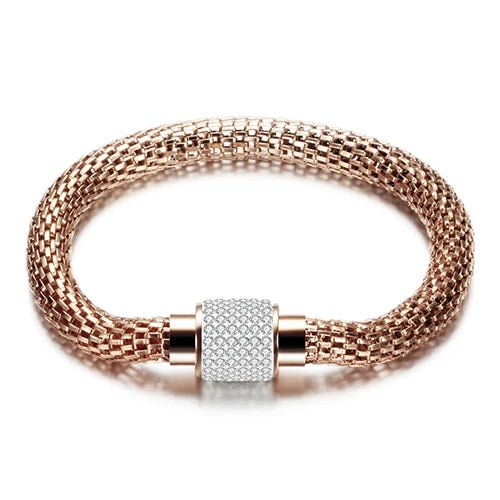 Sparkling Magnetic Stainless Steel Bracelet - WOWihte