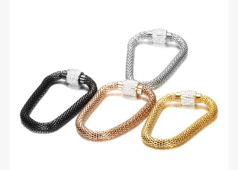 Sparkling Magnetic Stainless Steel Bracelet - WOWihte