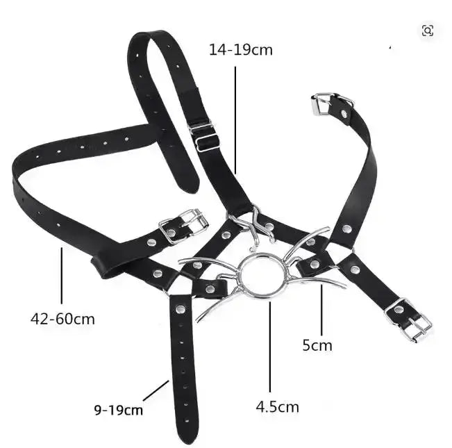 Spider Ring Open Mouth Gag - WOWihte
