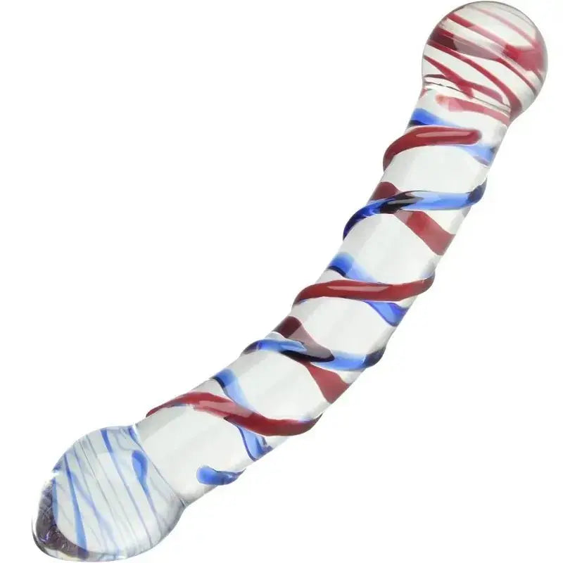 Spiral Glass Pleasure Wand - WOWihte