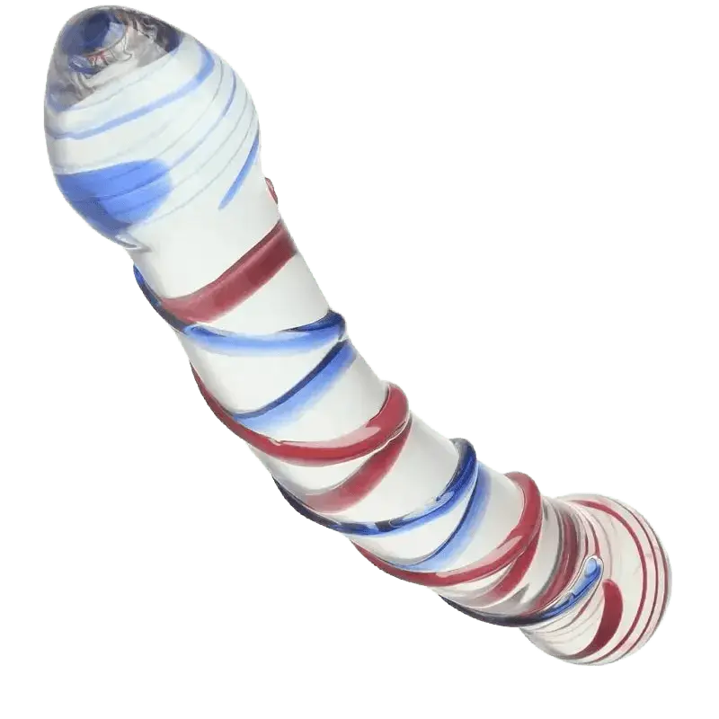 Spiral Glass Pleasure Wand - WOWihte