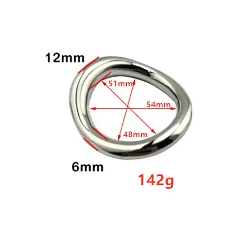 Stainless Steel Ball Stretcher Ring - WOWihte