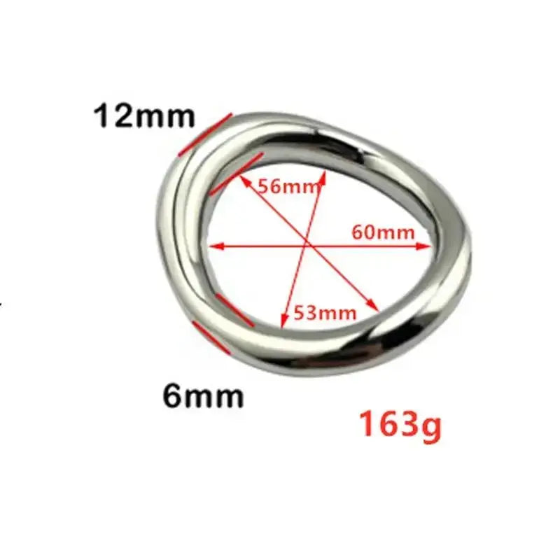 Stainless Steel Ball Stretcher Ring - WOWihte