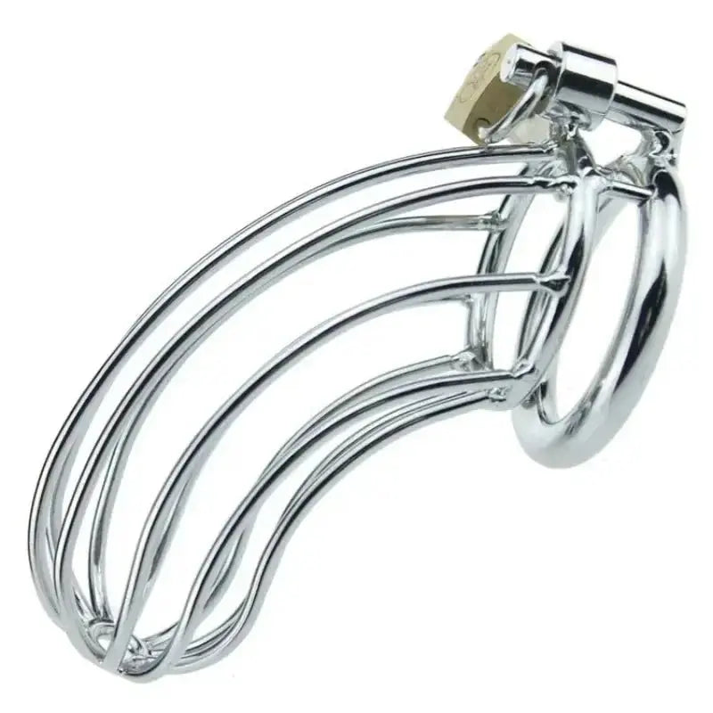 Stainless Steel Chastity Device Set - WOWihte