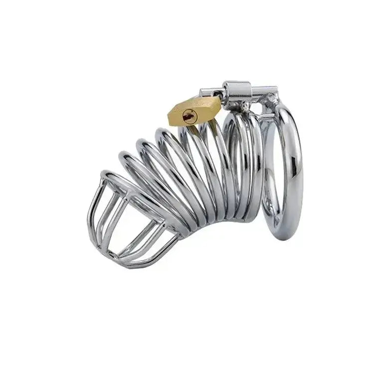 Stainless Steel Chastity Device Set - WOWihte