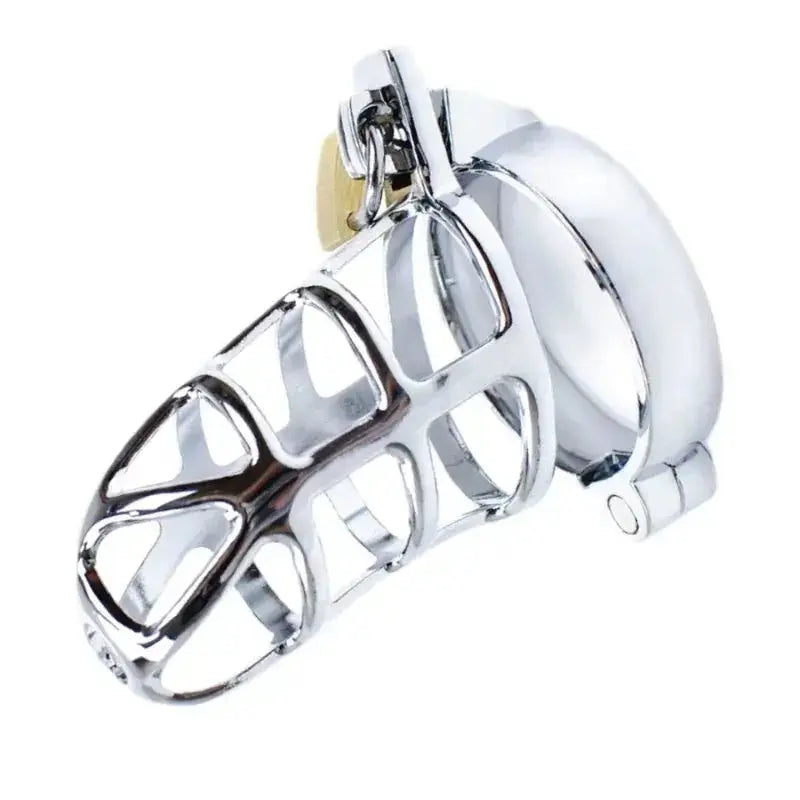 Stainless Steel Chastity Device Set - WOWihte
