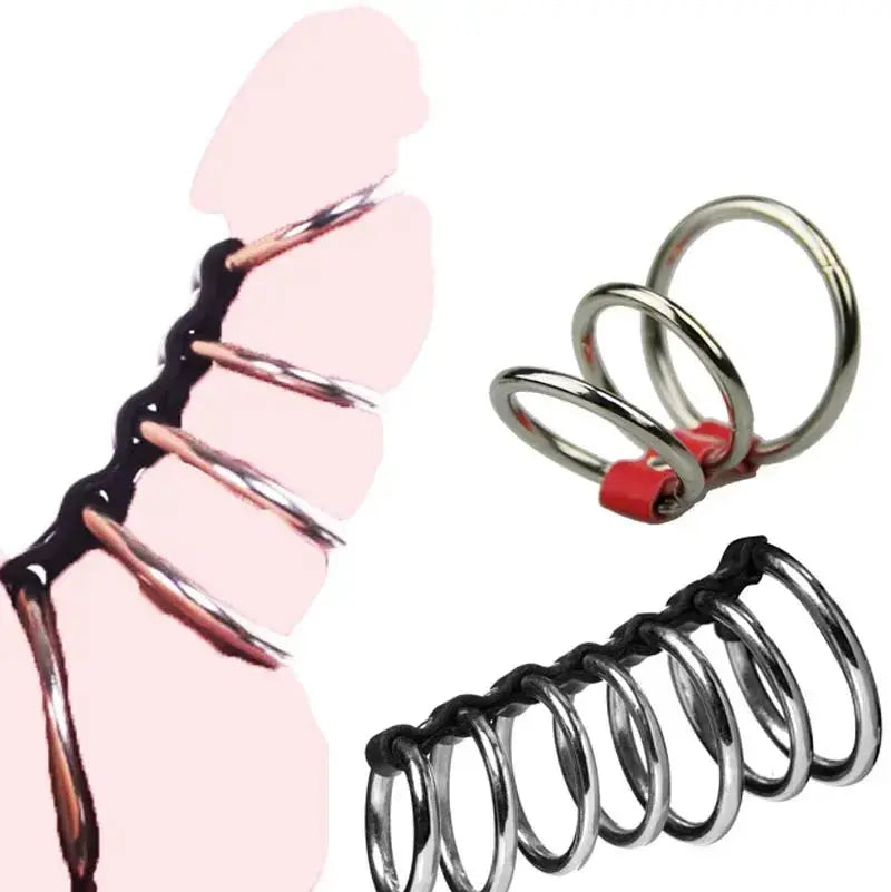 Stainless Steel Gates Ring Set - WOWihte