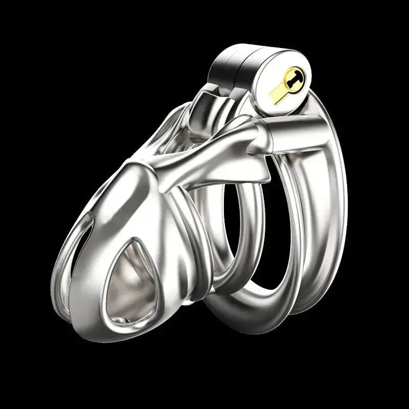 Stainless Steel Mamba Chastity Cage - WOWihte