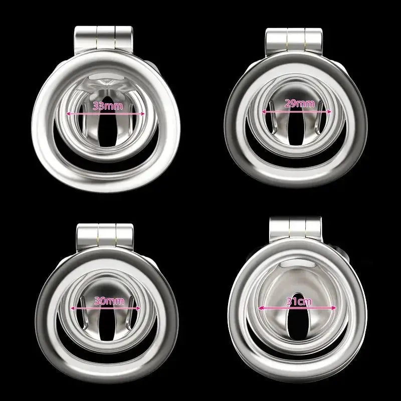 Stainless Steel Mamba Chastity Cage - WOWihte