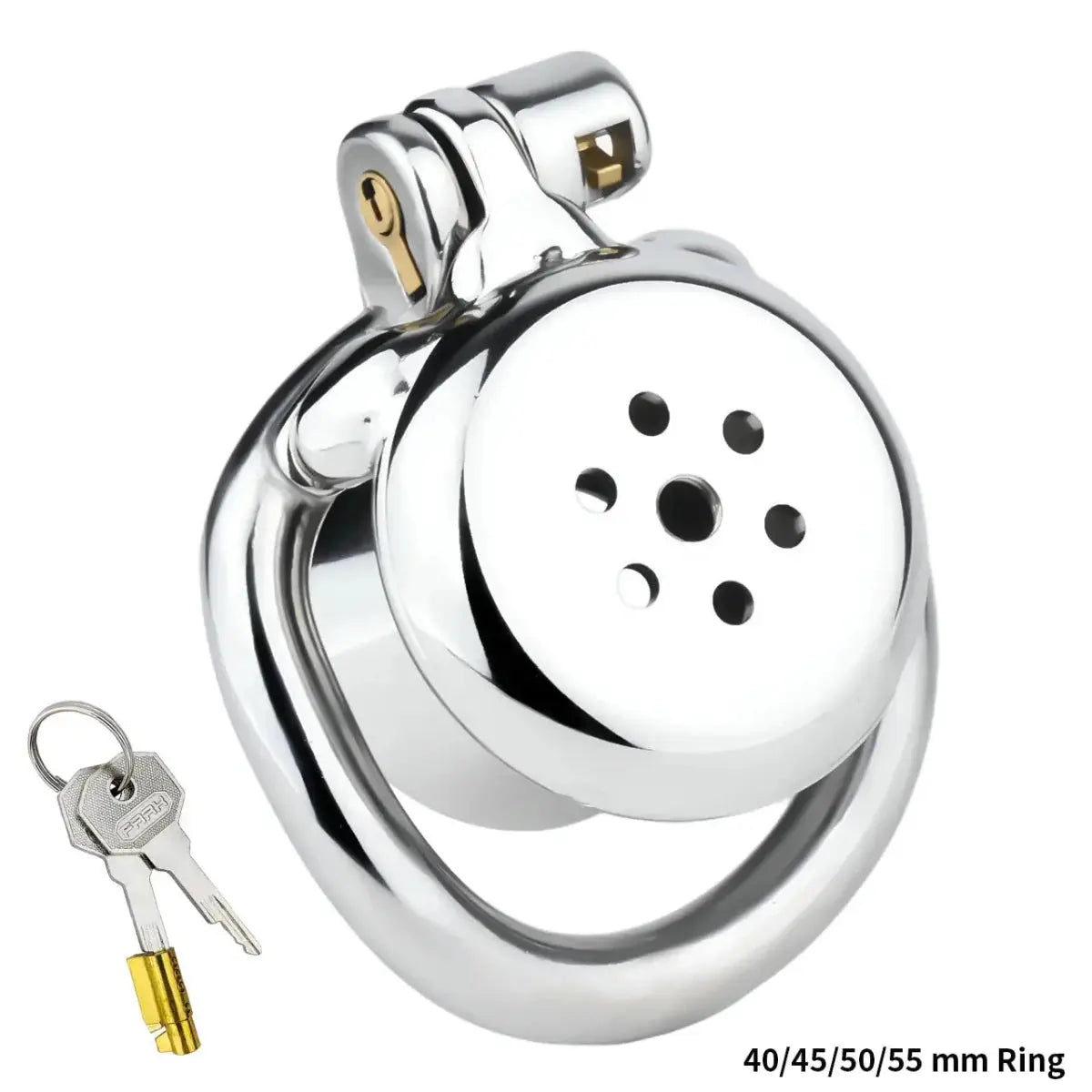 Steel Inverted Chastity with Plug - WOWihte