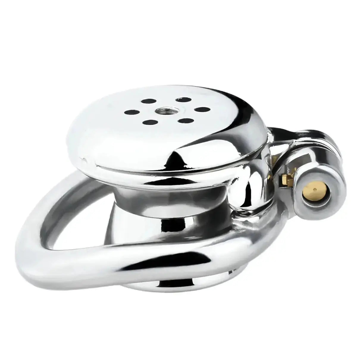 Steel Inverted Chastity with Plug - WOWihte