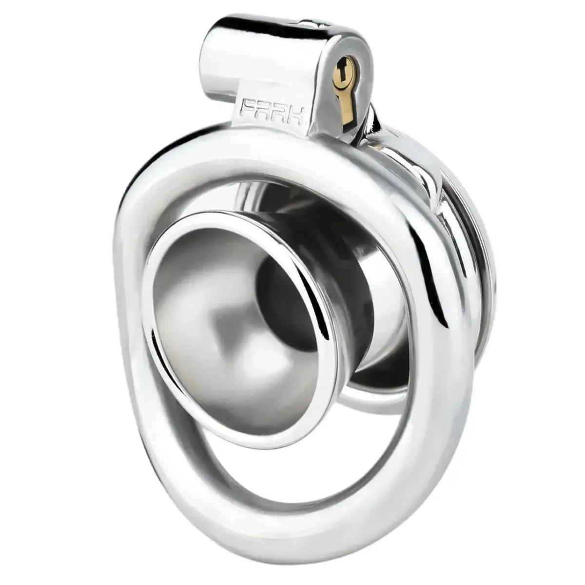 Steel Inverted Chastity with Plug - WOWihte