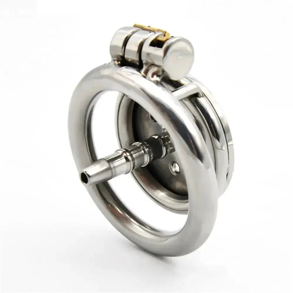 Steel Super Mini Chastity Cage - WOWihte