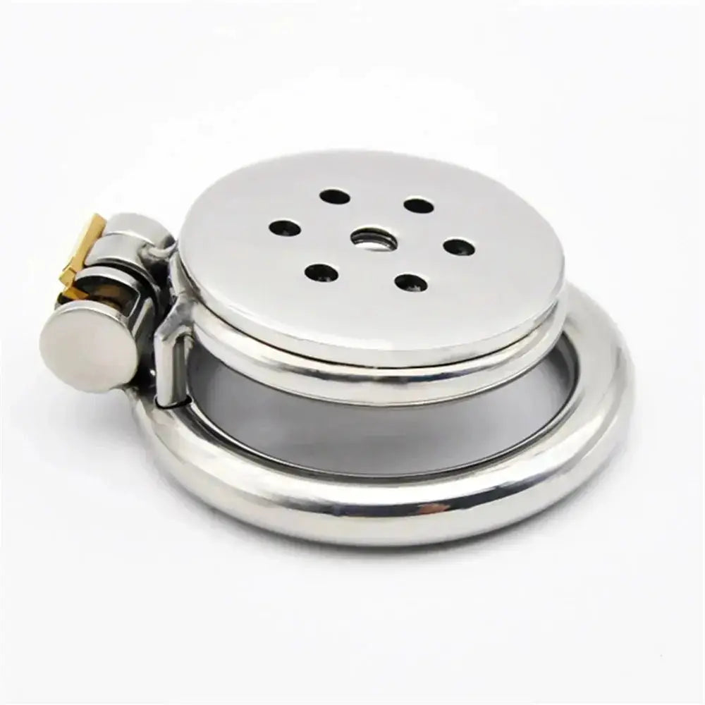Steel Super Mini Chastity Cage - WOWihte