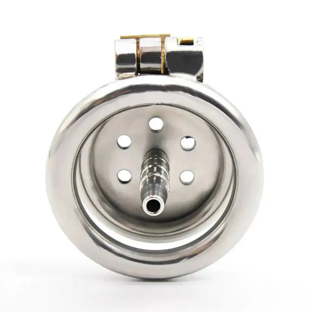 Steel Super Mini Chastity Cage - WOWihte
