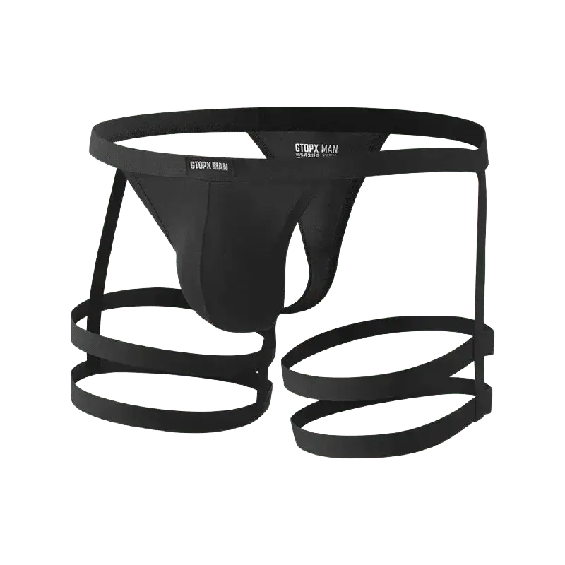 Strap Design T - Back Thong - WOWihte