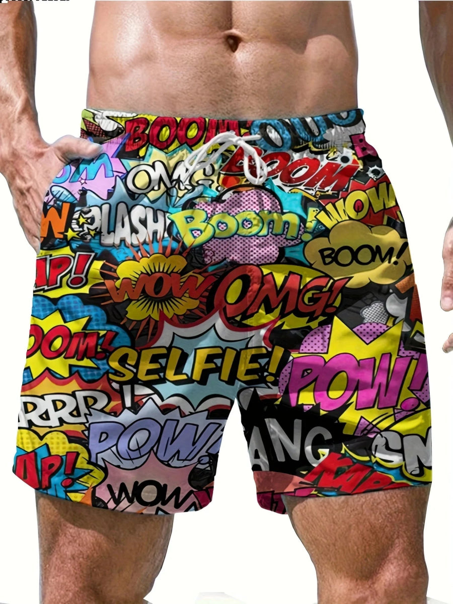 Stylish 3D Quick - Dry Surf Shorts - WOWihte