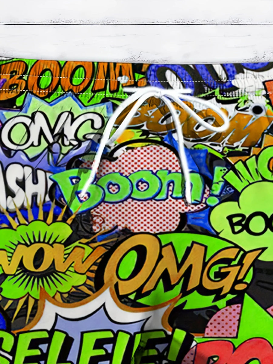 Stylish 3D Quick - Dry Surf Shorts - WOWihte