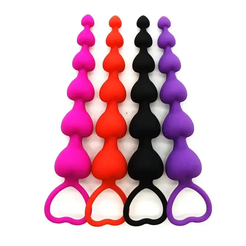 Super Long Anal Beads Anal Plug Prostate Massage Big Butt Plug Vaginal Balls Anal Stimulation Pull Bead Dildo Deep Anal sex Toy - WOWihte