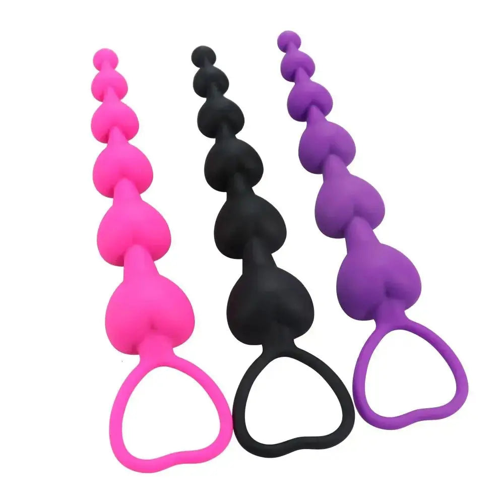 Super Long Anal Beads Anal Plug Prostate Massage Big Butt Plug Vaginal Balls Anal Stimulation Pull Bead Dildo Deep Anal sex Toy - WOWihte