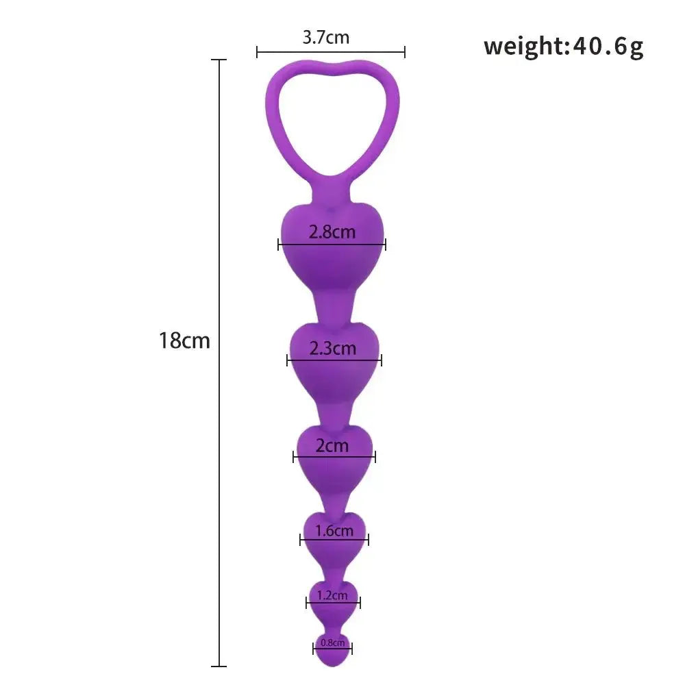 Super Long Anal Beads Anal Plug Prostate Massage Big Butt Plug Vaginal Balls Anal Stimulation Pull Bead Dildo Deep Anal sex Toy - WOWihte