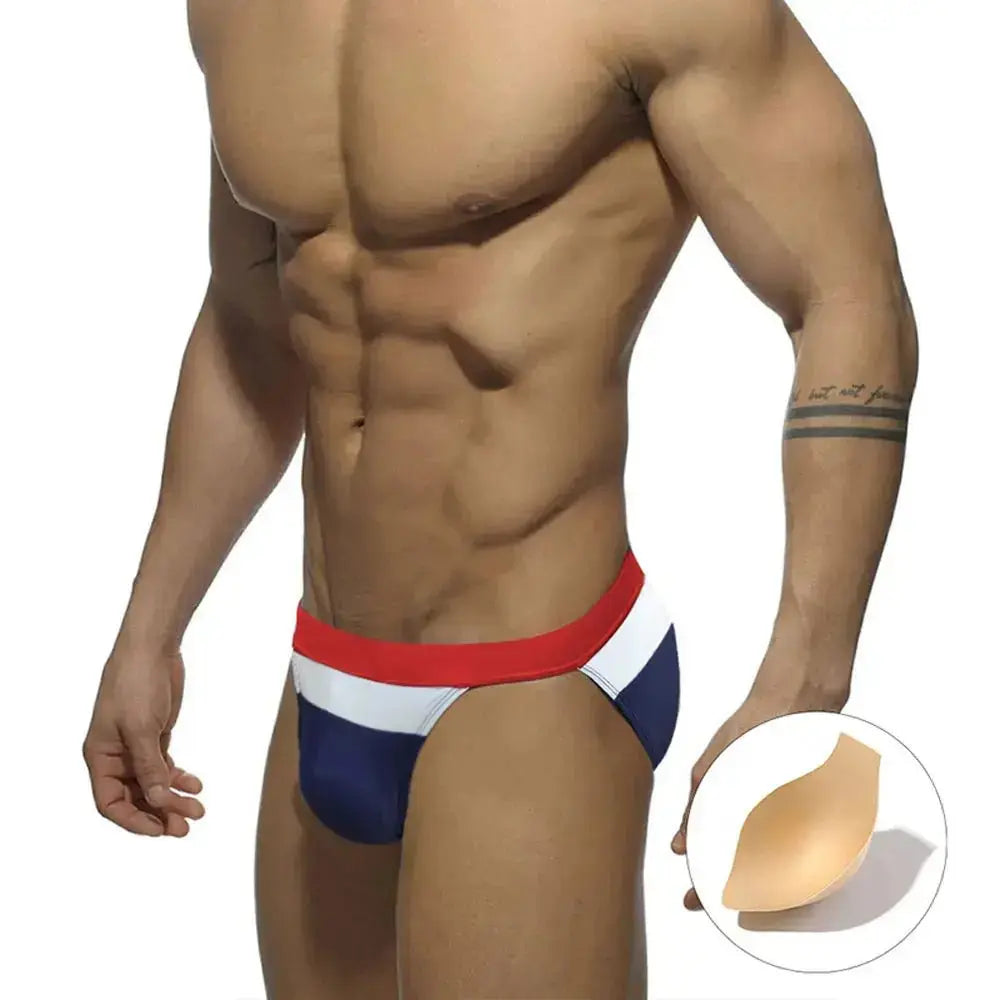 Swim Briefs Push-Up Trunks - WOWihte